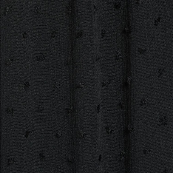 Paige Odelise Clip Dot V-Neck Long Sleeve Black Dress - Size Medium, NWT - Picture 6 of 16